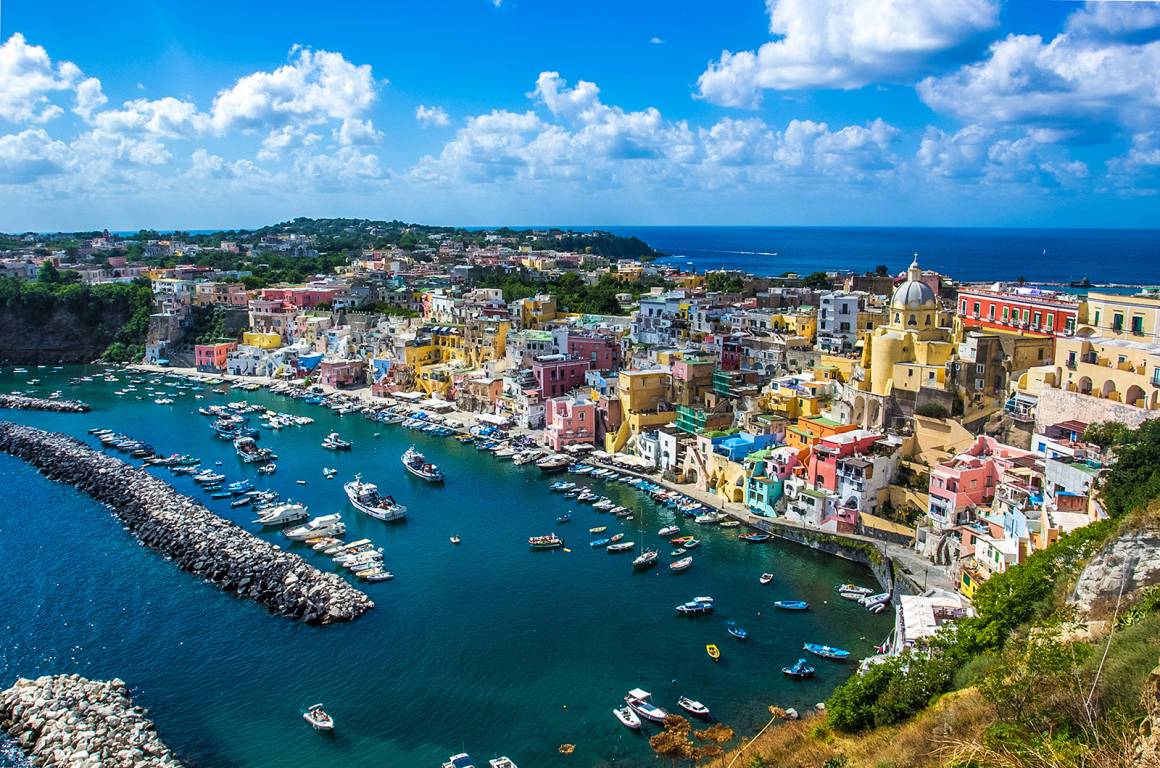 island procida in gulf of naples